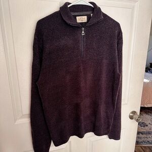 NWOT Weatherproof Mens Heather 1/4 Zip Pullover Large
